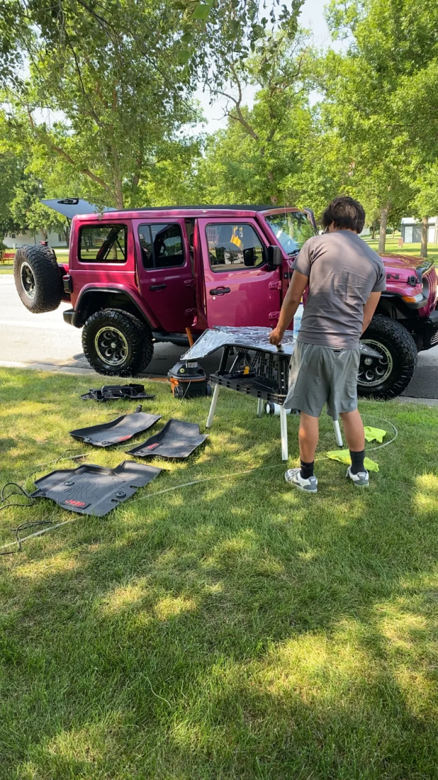 Combined interior and exterior car detailing in Glenwood, MN